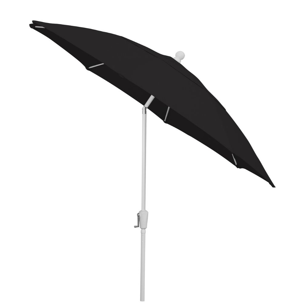 Fiberbuilt Umbrellas & Cushions 9HCRW-T-Black 9